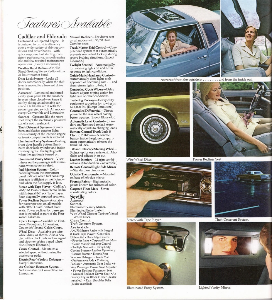 1976 Cadillac Full-Line Prestige Brochure Page 17